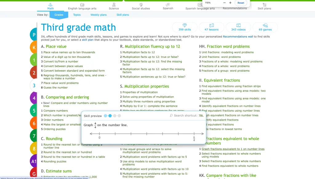 IXL screenshot 3